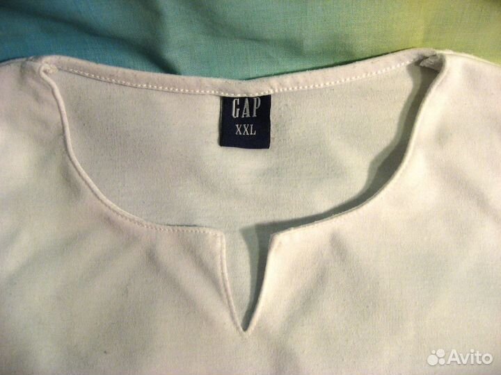 Футболка белая GAP без рукавов женская