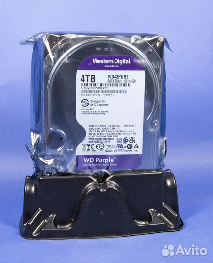 WD Purple 4TB HDD, 3.5