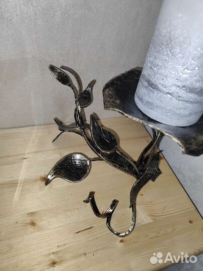 Подсвечник Листья