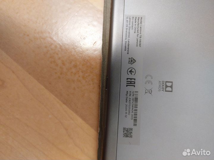 Планшет lenovo tb-x606f