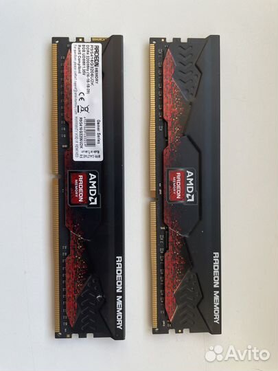Оперативная память ddr4 8gb 3200 amd radeon memory