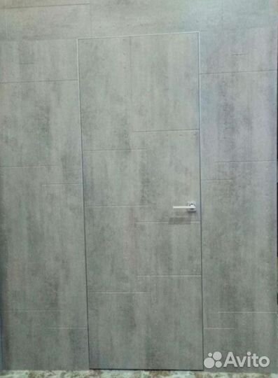 Скрытая дверь под отделку