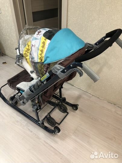 Санки коляска ника 7-7