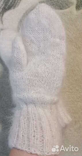 Шерстяные варежки