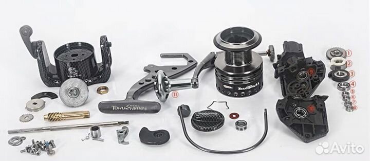 Tokushima рыболовная катушка HK 14-осевая