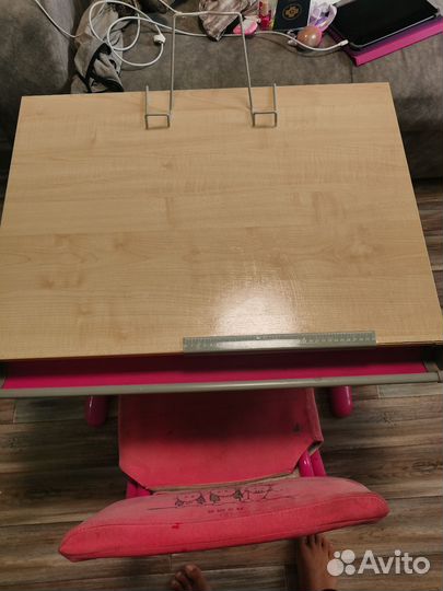 Растущая парта и стул бу