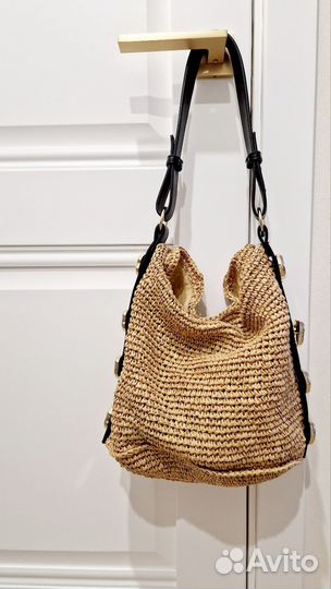 Сумка Zara из натуральной соломки