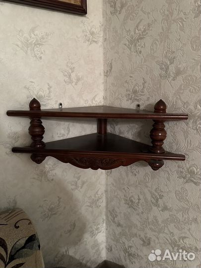 Полка настенная деревянная