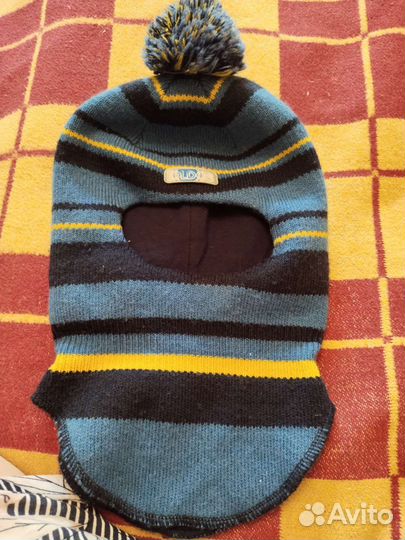 Шапка шлем для мальчика