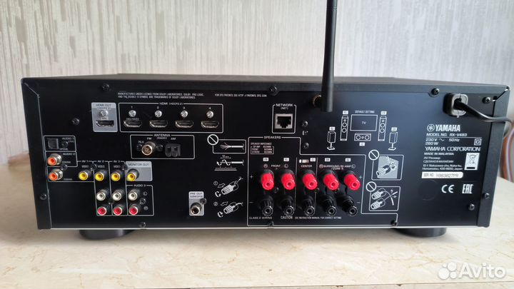 Yamaha RX-V483 4К WiFi Bluetooth dlna Airplay Usb