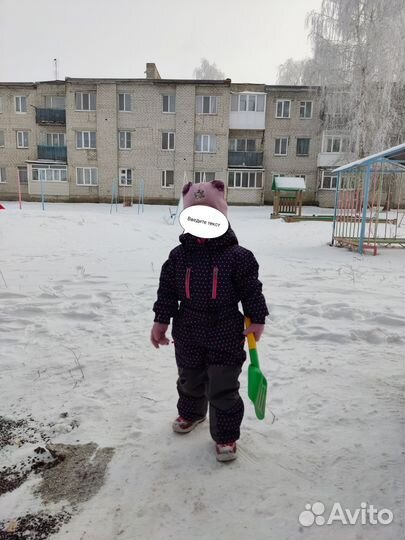 Зимний комбинезон для девочки