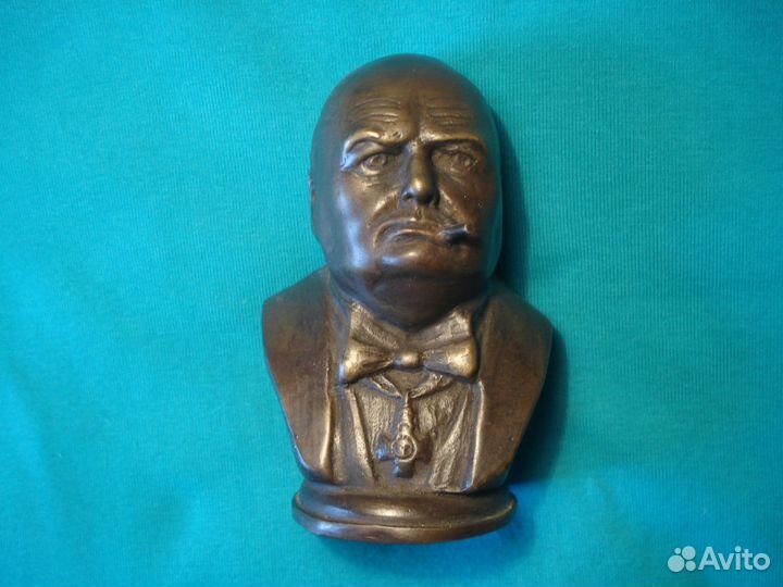 Бюст Уинстон Черчилль Спенсер с Сигарой Англия Бро