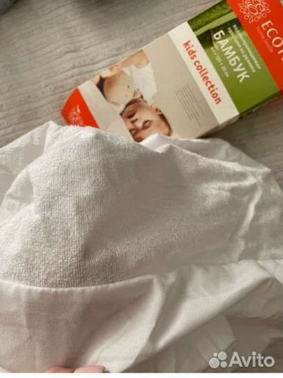 Непромокаемый наматрасник 60*120 новый