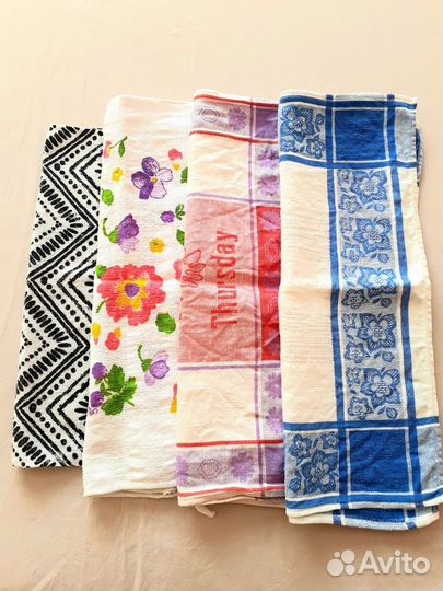 Кухонные полотенца лен хлопок бу