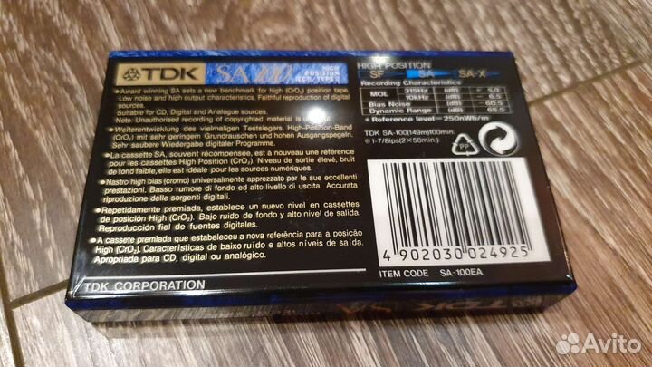 Аудиокассеты tdk