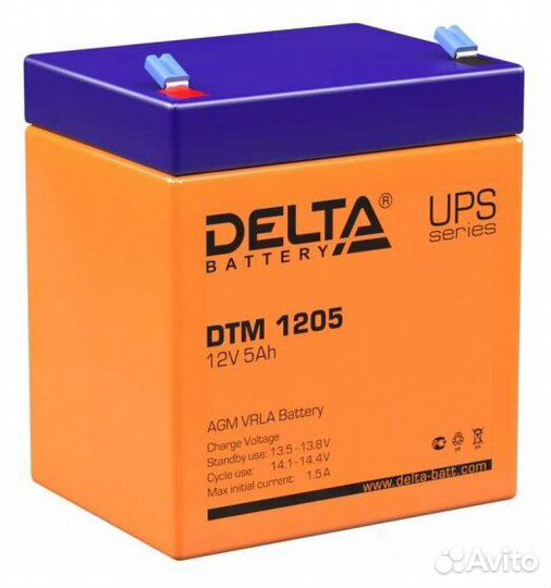 Батарея Delta DTM 1205 (5 À\, 12Â