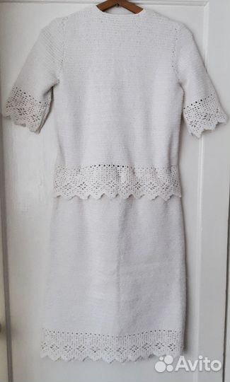 Летний вязаный костюм