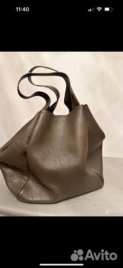 Сумка натуральная кожа massimo dutti