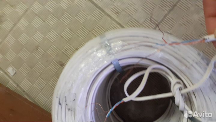 Витая пара негорючая UTP cat. 5e 2х2х0.52, 305м