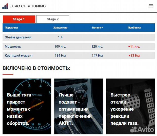 Чип тюнинг Kia Ceed 1.4 JD 109 лс