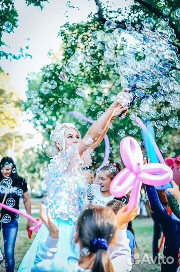 Шоу мыльных пузырей В крыму