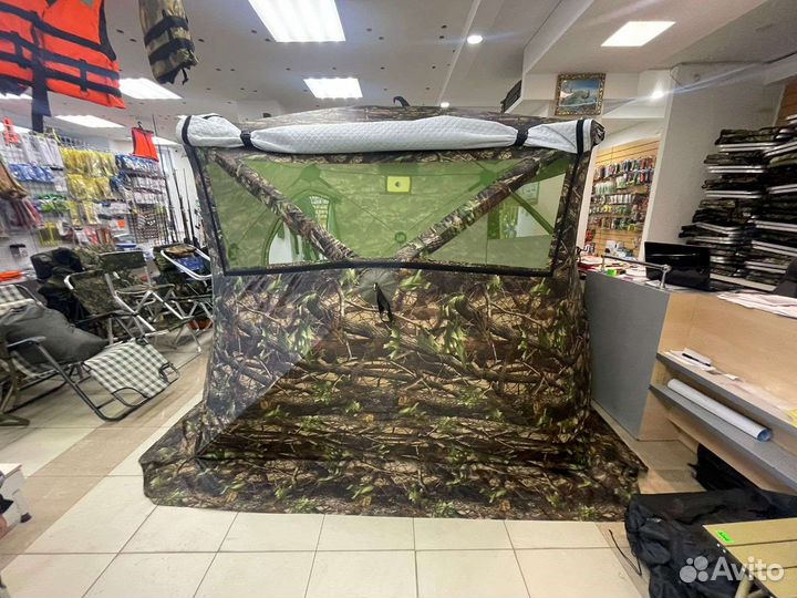 Палатка Куб 4 Медведь зима/лето