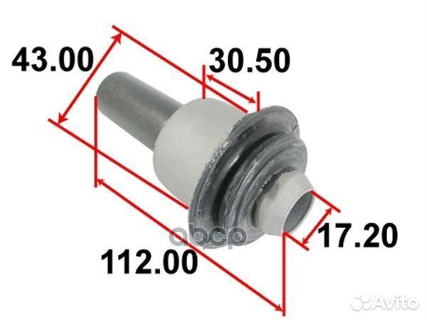 Сайлентблок подрамника задний aamni1068 Tenacity
