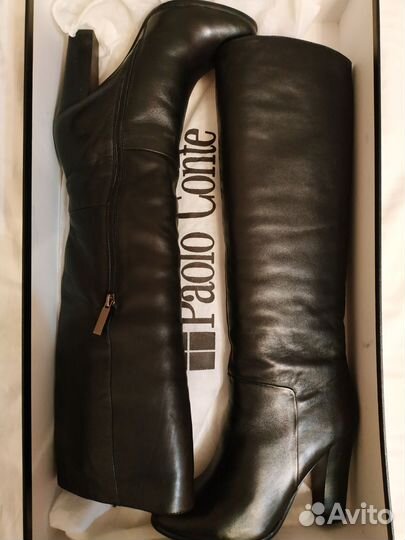 Сапоги женски натуральная кожа зимние 37-38р