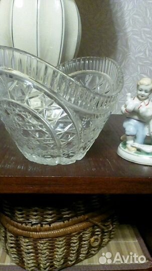 Хрустальная салатница