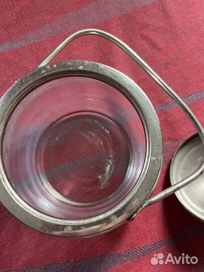 Сахарница стеклянная СССР