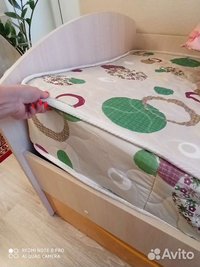 Кровать детская Дельфин с матрасом