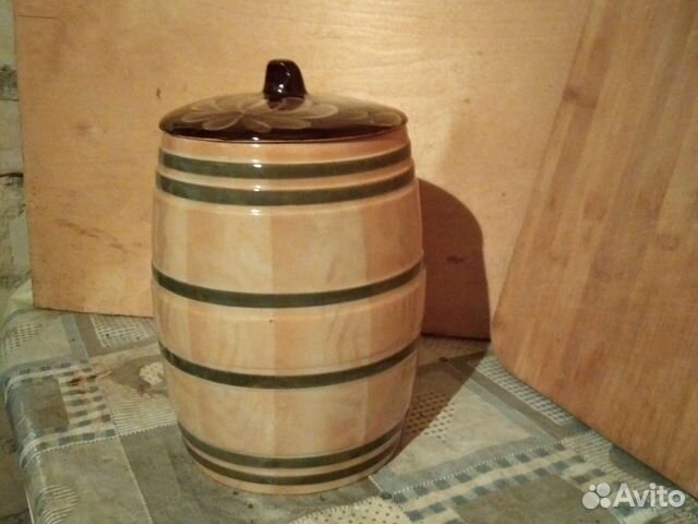 Боченок керамический под продукты