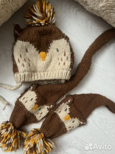 Шапка и шарф zara