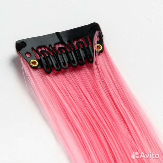 Канекалон для волос розовый