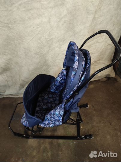 Детские санки коляска