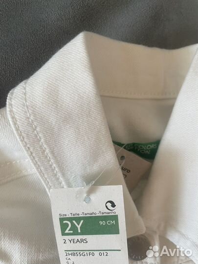 Джинсовый костюм для девочка Beneton