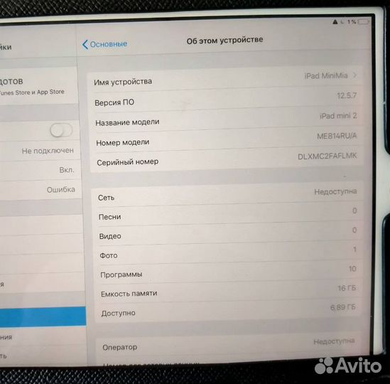 iPad mini2 16gb WiFi