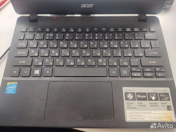 Ноутбук acer aspire e11