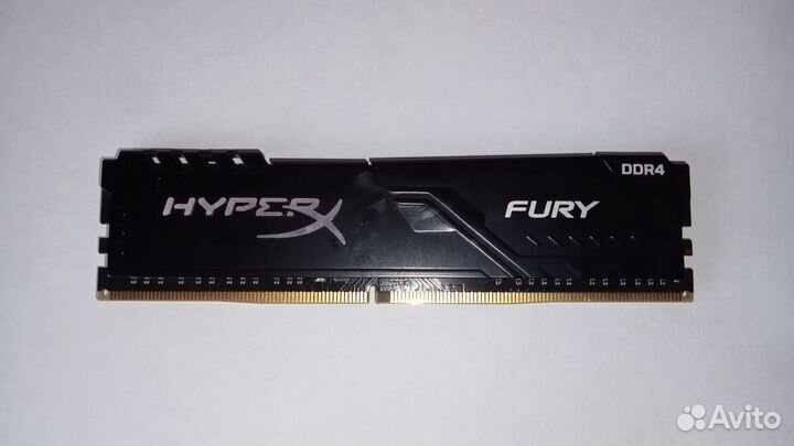 Kingston HyperX fury Black DDR4 8 гб