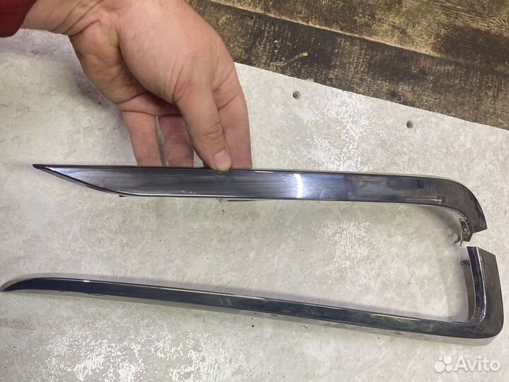 Granta фл молдинг переденего бампера левый