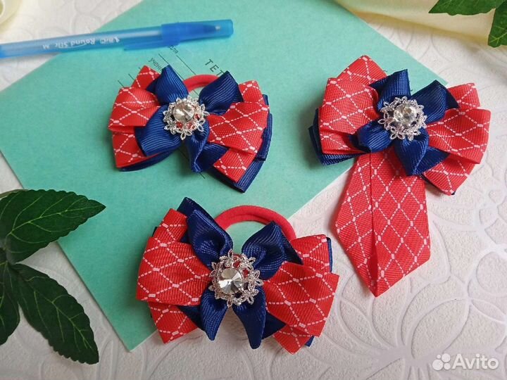 Школьный Галстук-бабочка, бантики