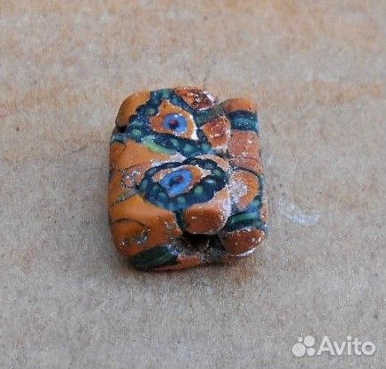 Бусина цветная Скифы - Сарматы домонгол № 42 подар