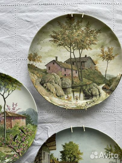 Настенная винтажная тарелка (Италия)