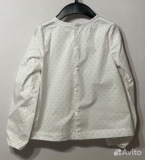 Белая блузка детская