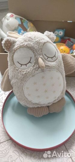 Мягкая игрушка Cloud B Совенок с белым шумом