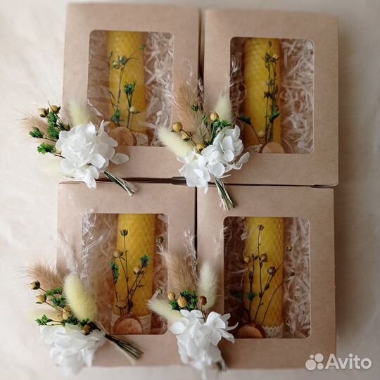 Свечи восковые натуральные