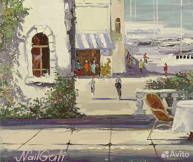 Картина маслом на холсте большая