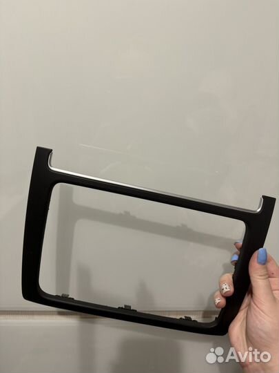 Рамка под магнитолу на volkswagen polo