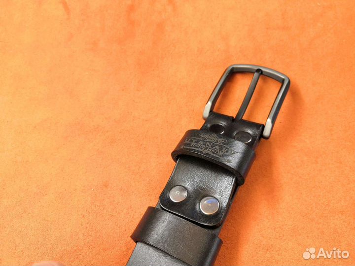 Ремень из натуральной кожи, ручная работа