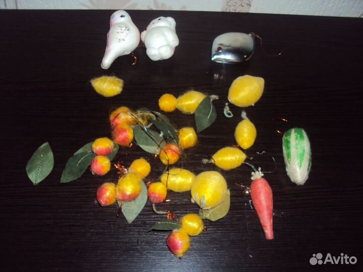 Новогодние Елочные Игрушки Дед Мороз СССР